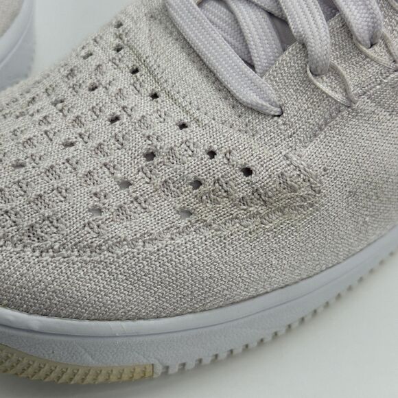 Nike Air Force 1 Ultra Flyknit Low Shoes Mens 8.5 Light Violet Knit Sneakers main image 7